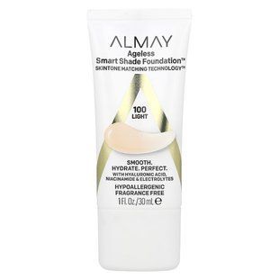 Almay, Ageless Smart Shade Foundation, 100 Light, 1 fl oz (30 ml) купить в Киеве и Украине