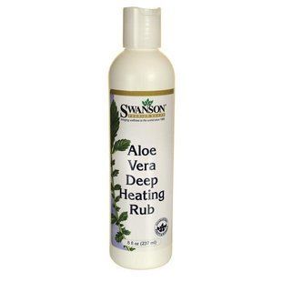 Глубокое прогревание руб алоэ вера, Aloe Vera Deep Heating Rub, Swanson, 237 мл купить в Киеве и Украине