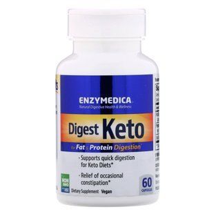 Digestive KETO, Digest Keto, Enzymedica, 60 capsules