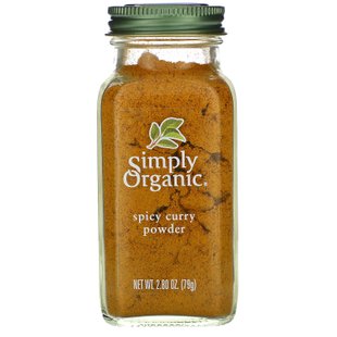 Острый порошок карри, Simply Organic, 79 г купить в Киеве и Украине