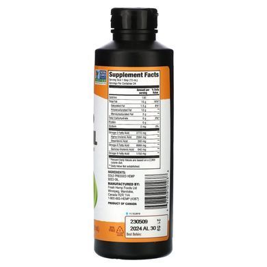 Конопляное масло Manitoba Harvest (Hemp Oil) 355 мл купить в Киеве и Украине