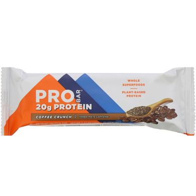 Протеїнові батончики з кавовим хрустик ProBar (Protein Bar) 12 батончиків по 70 г