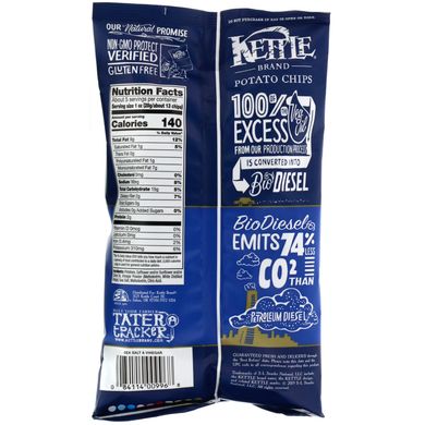 Картопляні чіпси Kettle Foods (Potato Chips) 142 г