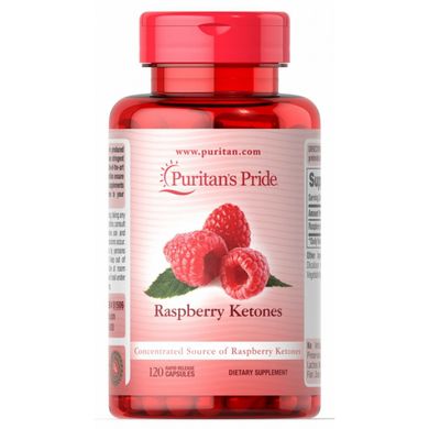 Кетони малини, Raspberry Ketones, Puritan's Pride, 100 мг, 120 капсул