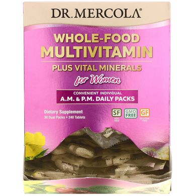 Мультивитамины из цельных продуктов для женщин Dr. Mercola (Multivitamin) 30 стиков купить в Киеве и Украине