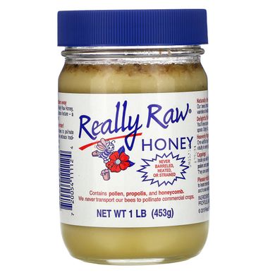 Мед, Really Raw Honey, 453 г
