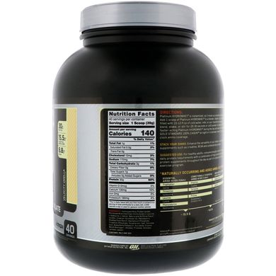Протеин платинум вкус ванили Optimum Nutrition (Whey Hydrowhey) 1.59 кг купить в Киеве и Украине