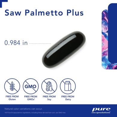 Со Пальметто з екстрактом кореня кропиви Pure Encapsulations (Saw Palmetto Plus with Nettle Root Extract) 250 капсул