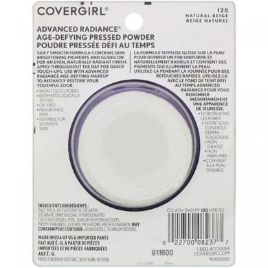 Антивозрастная компактная пудра, оттенок 120 &laquo;Натуральный бежевый&raquo;, Advanced Radiance, Covergirl, 11 г (0,39 унции) купить в Киеве и Украине