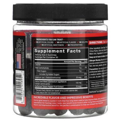 Force Factor, Fundamentals, Horny Goat Weed, Passion Berry, 90 Gummies купить в Киеве и Украине
