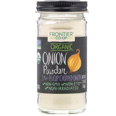 Цибуля порошок органік Frontier Natural Products (Onion) 59 г