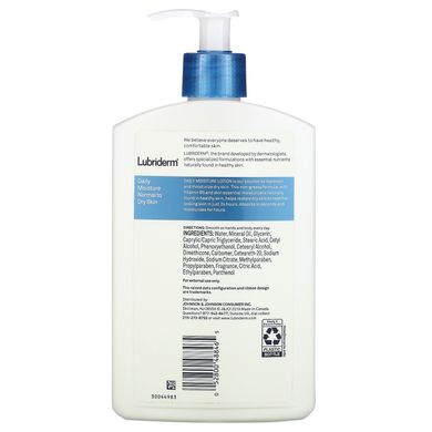 Щоденний зволожуючий лосьйон для нормальної та сухої шкіри Lubriderm (Daily Moisture Lotion Normal to Dry Skin) 473 мл