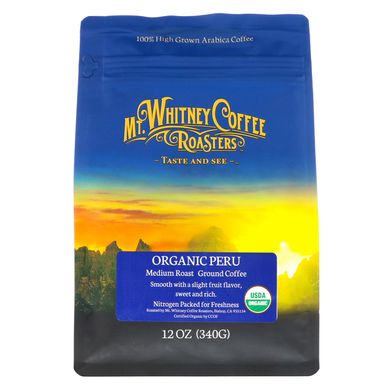 Мелена кава середнього обсмаження Mt. Whitney Coffee Roasters 340 г
