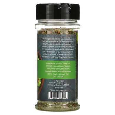 The Spice Lab, Приправа гуакамоле, 3,2 унції (90 г)