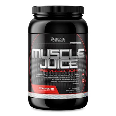 Muscle Juice Revolution 2600 - 2120g Strawberry Ultimate Nutrition купить в Киеве и Украине