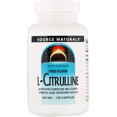 Цитрулін Source Naturals (L-Citrulline) 500 мг 120 капсул