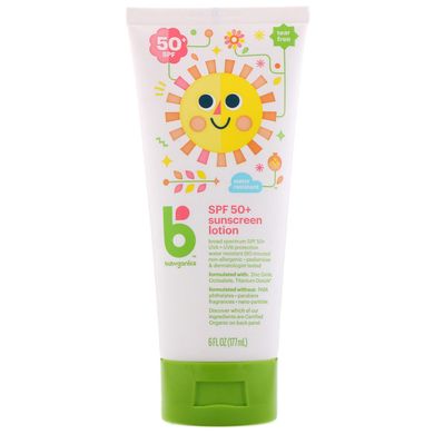 Сонцезахисний крем 50+ SPF BabyGanics (Sunscreen) 177 мл