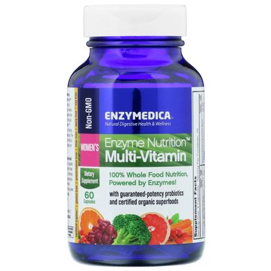 Мультивітаміни і ферменти для жінок Enzymedica (Multi-Vitamin Enzyme Nutrition) 60 капсул