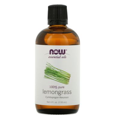 Лимонник ефірна олія Now Foods (Lemongrass Oil Essential Oils) 118 мл