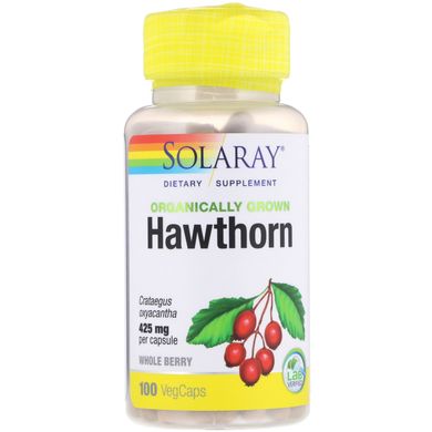 Глід Solaray (Grown Hawthorn) 425 мг 100 капсул