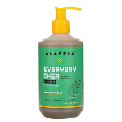 Мило для рук м'ята перцева Everyday Shea (Hand Soap Alaffia) 354 мл