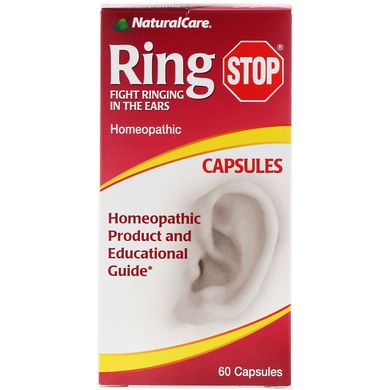 Гомеопатическое средство РингСтоп NaturalCare (Ring Stop) 60 капсул купить в Киеве и Украине
