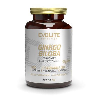 Ginkgo Biloba Evolite Nutrition 180 veg caps купить в Киеве и Украине