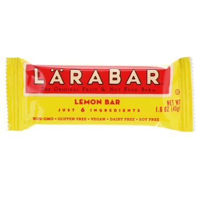 Лимонний батончик, Larabar, 16 батончиків, 1,6 унції (45 г) кожен