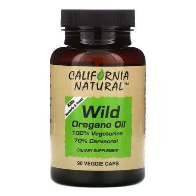 Масло дикого орегано California Natural (Wild Oregano Oil) 90 капсул