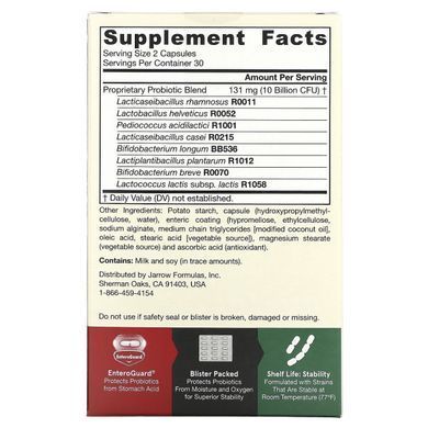 Пробиотик Jarrow Formulas (Jarro-Dophilus EPS) 5 млрд КОЕ 60 капсул купить в Киеве и Украине