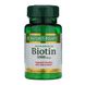 Біотин Nature's Bounty (Biotin) 5000 мкг зі смаком полуниці 60 таблеток фото