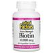 Біотин Natural Factors (Biotin) 10000 мкг 60 капсул фото