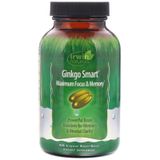 Описание товара: Ginkgo Smart, максимальная концетрация и память, Irwin Naturals, 60 жидких капсул