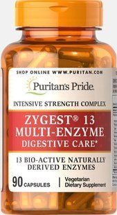 Мультиэнзим Zygest&reg; 13, Zygest&reg; 13 Multi-Enzyme, Puritan's Pride, 90 капсул купить в Киеве и Украине
