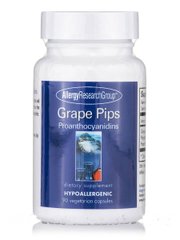 Проантоціанідини з виноградних кісточок, Grape Pips Proanthocyanidins, Allergy Research Group, 90 вегетаріанських капсул