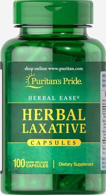 Трав'яне проносне, Herbal Laxative, Puritan's Pride, 100 капсул