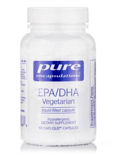 ЭПК и ДГК Pure Encapsulations (EPA/DHA) 60 капсул купить в Киеве и Украине