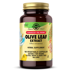 Екстракт листя оливи Solgar (Olive Leaf) 180 капсул