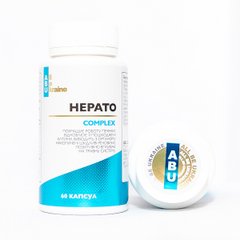 Рослинний комплекс для печінки з вітамінами ABU All Be Ukraine (Hepato Complex) 60 капсул