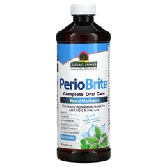 PerioBrite, натуральная жидкость для полоскания рта, зимняя мята, Nature's Answer, 16 жидких унций (480 мл) купить в Киеве и Украине