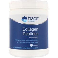 Пептиди колагену + електроліти Trace Minerals Research (Collagen Peptides + electrolytes) 560 г