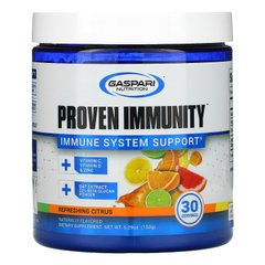 Gaspari Nutrition, Доведений імунітет, підтримка імунної системи, освіжаючі цитрусові, 5,29 унції (150 г)