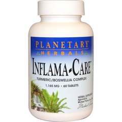 Допомога при болю і запаленні Planetary Herbals (Inflama-Care) 60 таблеток
