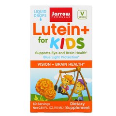 Лютеин + для детей, Lutein+ for Kids, Jarrow Formulas, 15 мл купить в Киеве и Украине