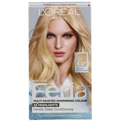 Гель-фарба для волосся відтінок 100 дуже світлий натуральний блонд L'Oreal (Feria Multi-Faceted Shimmering Color 100 Very Light Natural Blonde) на 1 застосування