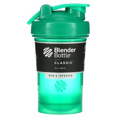 Пляшка, класична з петелькою, смарагдово-зелений, Blender Bottle, 591 мл