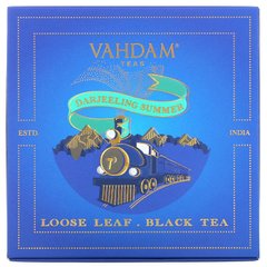 Розсипний чорний чай, літній Дарджилінг, подарунковий набір, Vahdam Teas, 1 жерстяна банка