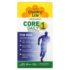 Витамины для мужчин Country Life ( Core Daily-1 Multivitamins for men) 60 таблеток купить в Киеве и Украине