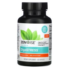 Zenwise Health, DigeSTRESS, пищеварение + расслабление, 60 капсул купить в Киеве и Украине