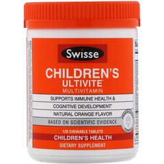 Дитячий мультивітамін Ultivite, Swisse, 120 жувальних таблеток
